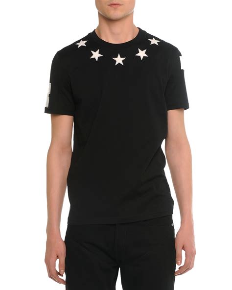 givenchy star t shirt mens|givenchy t shirts for men.